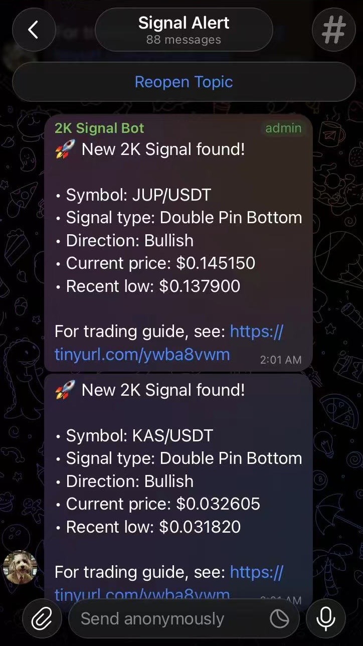 2K Telegram signal preview